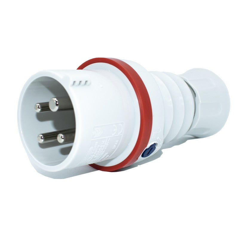 Spina mobile Gewiss 3P+T 16A IP44 rossa 380V GW60008H Spina mobile Gewiss 3P+T 16A IP44 rossa 380V GW60008H